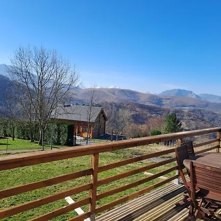 Chalet Dans Les Hautes- Pyrenees Entre Lourdes Et Bagneres Calme Et Vue Magnifique Arrodets-ez-Angles Exterior foto